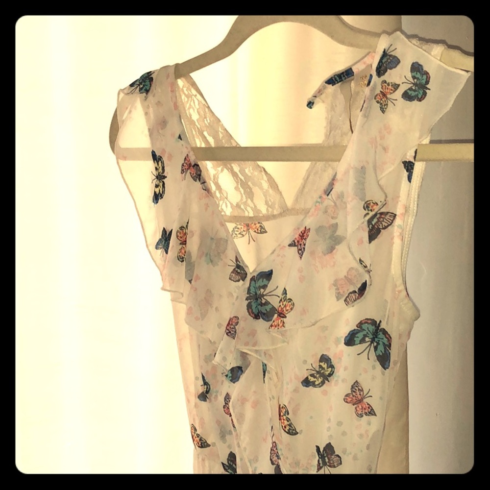 Hi low Disney Cinderella dress butterfly print